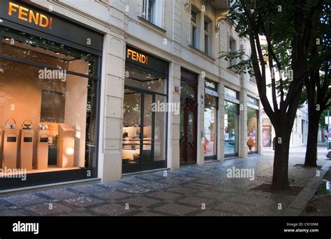 Fendi store in Parizska Street in Prague Czech .